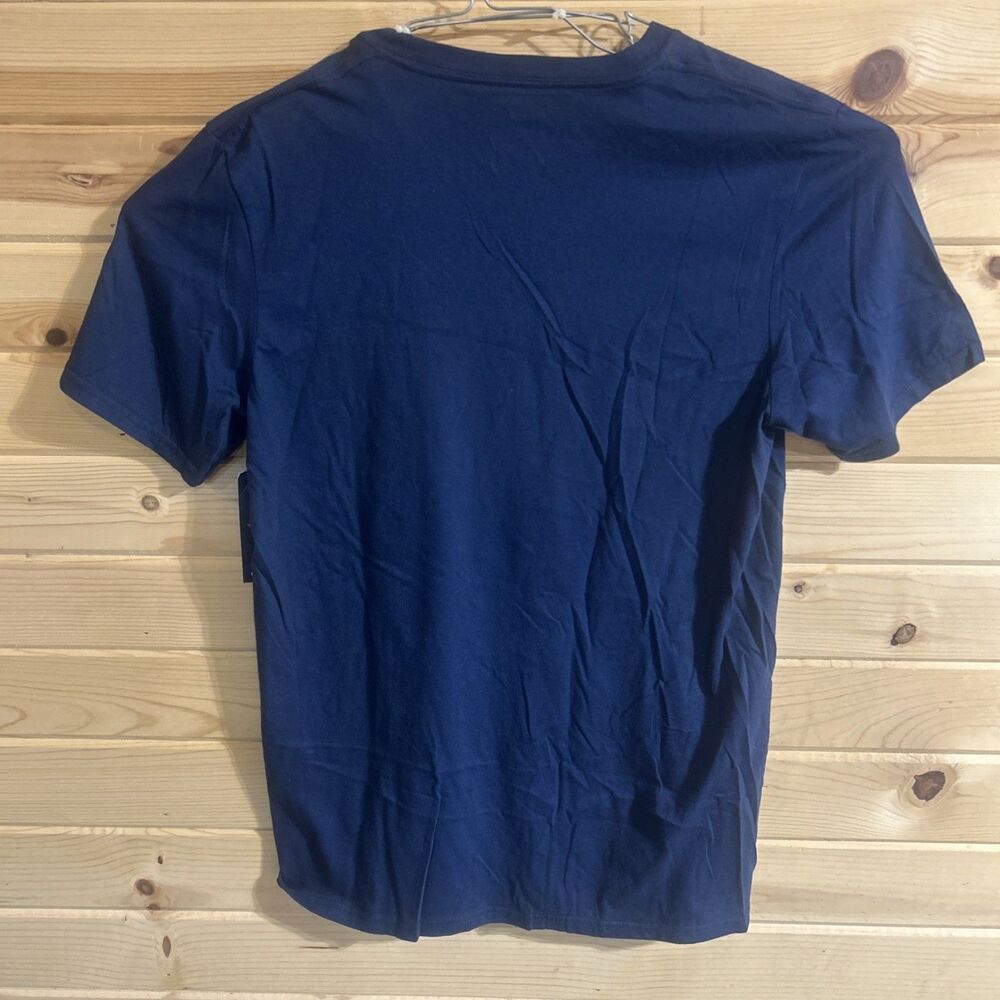 Fanatics Notre Dame Fighting Irish Navy Blue T-Shirt Mens Medium Yellow Logo - Picture 5 of 5